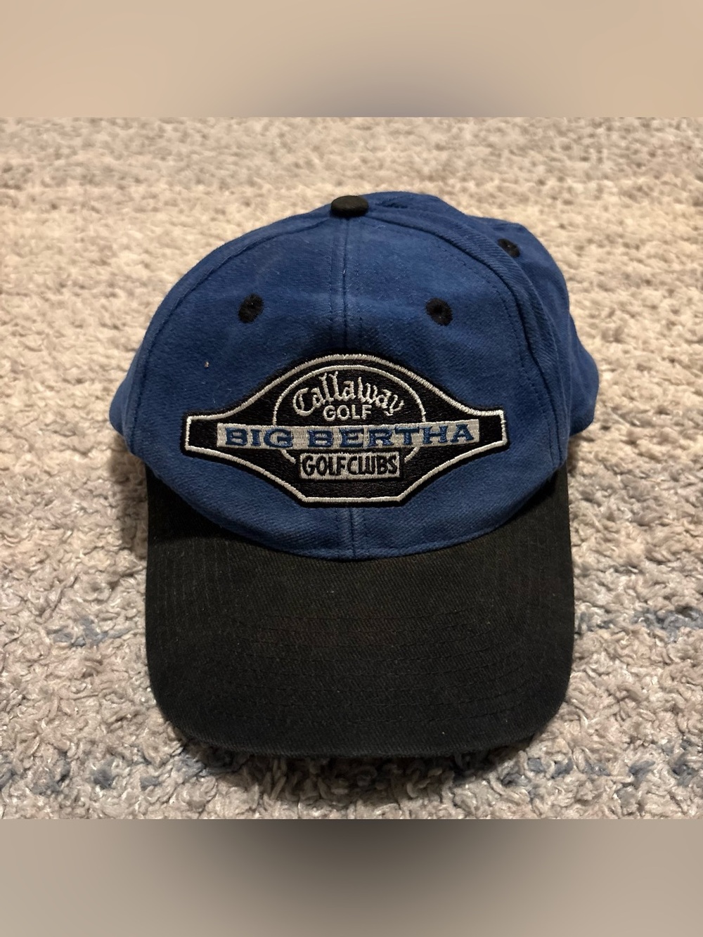 Vintage 90s Callaway Golf Big Bertha Sports Specialties Strapback Hat Blue